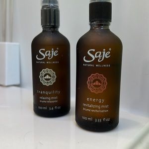 SAJE tranquility & energy must bundle 100 ml each